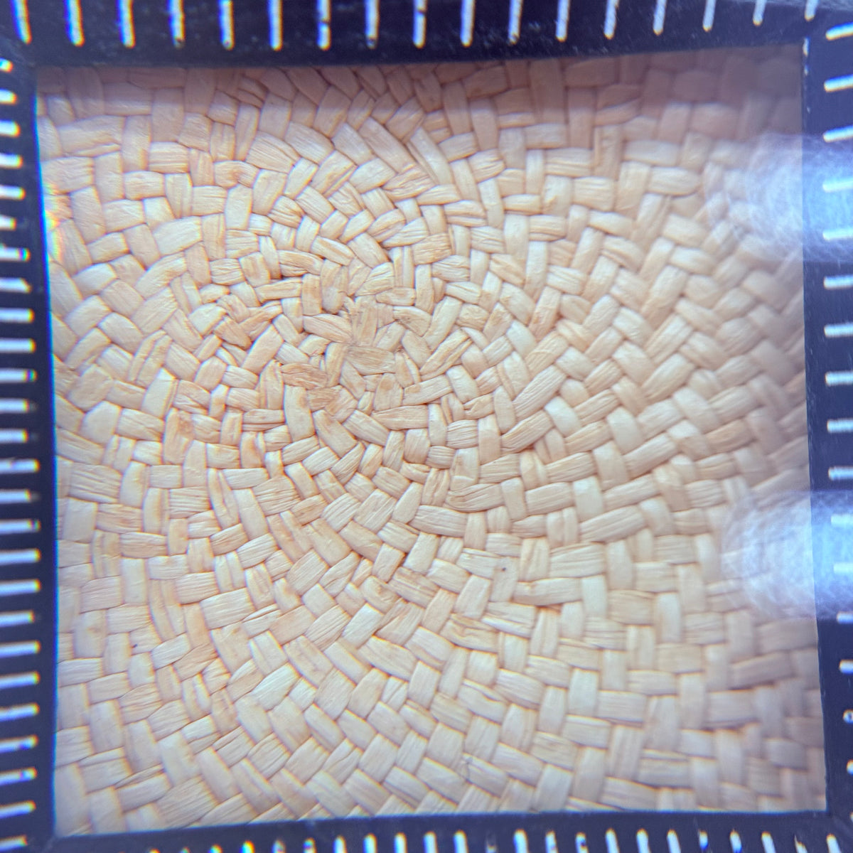 Panama Hat — Beige Wide Brim, Open Weave