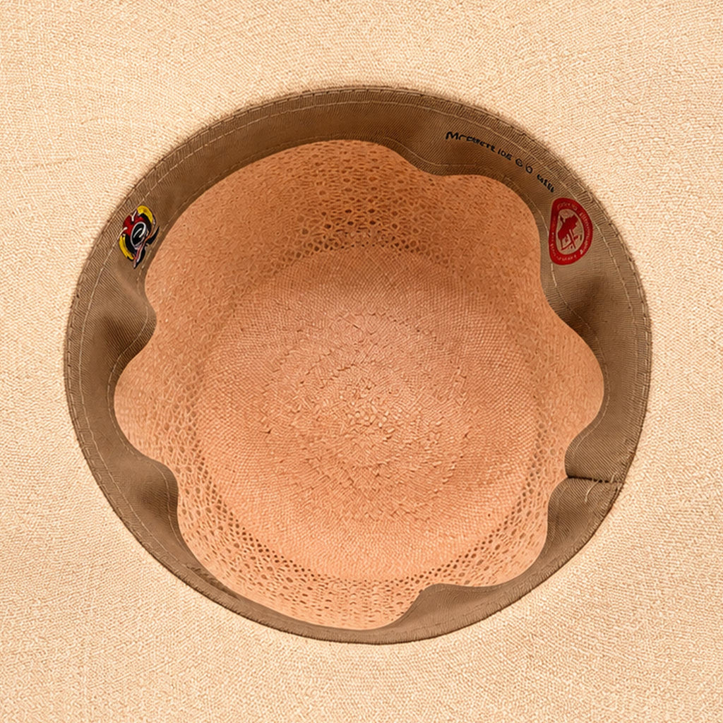 Panama Hat — Natural Fine Weave, Black Band
