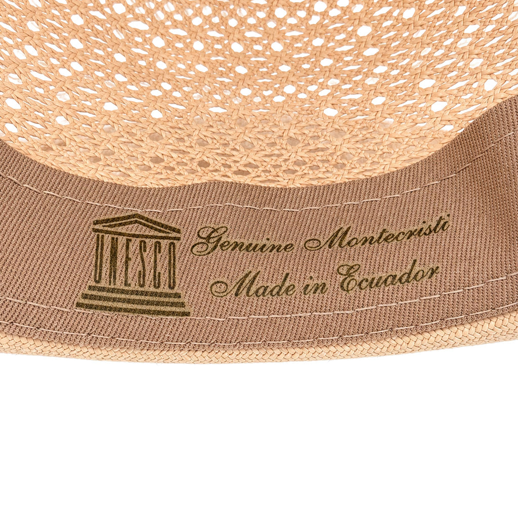 Panama Hat — Natural Fine Weave, Black Band