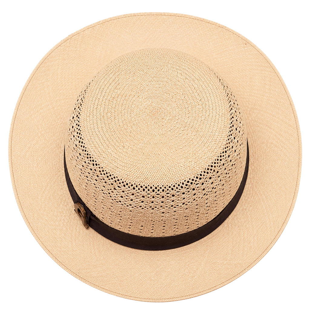 Panama Hat — Natural Fine Weave, Black Band